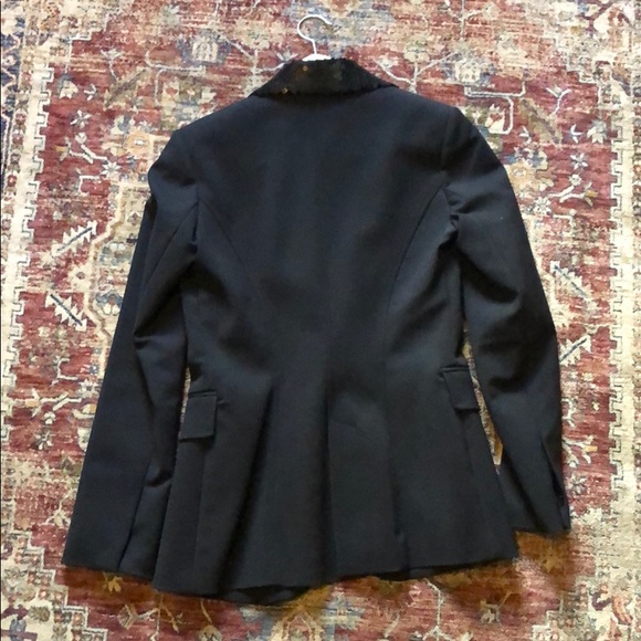 Tux style blazer with black sequin lapel - Picture 5 of 5